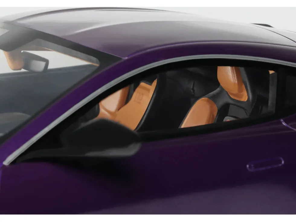 2023 Aston Martin Valour Purple Metallic 1/18 Model Car by GT Spirit
