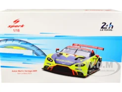 Aston Martin Vantage AMR #98 Marcos Gomes Paul Dalla Lana Nicki Thiim Aston Martin Racing LMGTE Am Class 24 Hours of Le Mans 2021 1/18 Model Car Spark 18S706