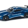 Aston Martin Vantage GT4 Blue Metallic with White Stripes Diecast Model Car Siku SK1577