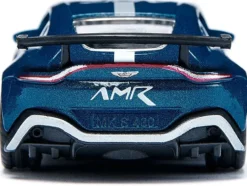 Aston Martin Vantage GT4 Blue Metallic with White Stripes Diecast Model Car Siku SK1577
