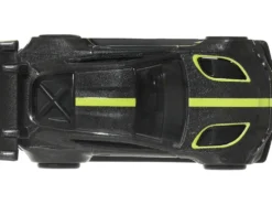Aston Martin Vantage GTE Dark Gray Metallic with Lime Green Stripes