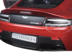 Aston Martin Vantage S V12 Red 1/24 Diecast Model Car Motormax 79322