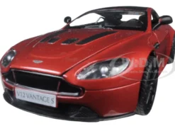 Aston Martin Vantage S V12 Red 1/24 Diecast Model Car Motormax 79322