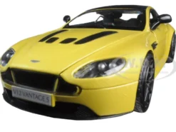 Aston Martin Vantage S V12 Yellow 1/24 Diecast Model Car Motormax 79322