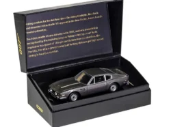 Aston Martin V8 RHD Right Hand Drive Black Metallic James Bond 007 No Time To Die 2021 Movie Diecast Model Car Corgi CC04805