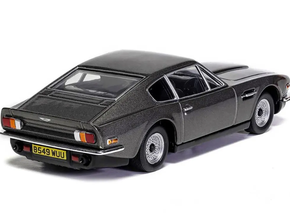 Aston Martin V8 RHD Right Hand Drive Black Metallic James Bond 007 No Time To Die 2021 Movie Diecast Model Car Corgi CC04805