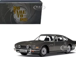 Aston Martin V8 RHD Right Hand Drive Black Metallic James Bond 007 No Time To Die 2021 Movie Diecast Model Car Corgi CC04805