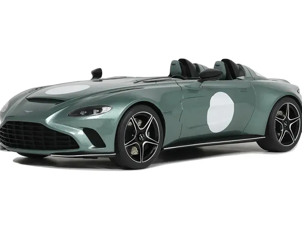 Aston Martin V12 Speedster Green Metallic 1/18 Model Car by GT Spirit