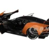 Aston Martin Vulcan Madagascar Orange Carbon Top 1/18 Model Car Autoart 70264