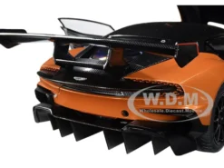 Aston Martin Vulcan Madagascar Orange Carbon Top 1/18 Model Car Autoart 70264