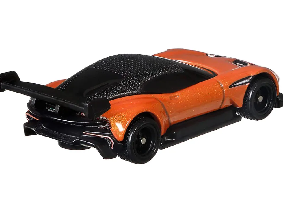 Aston Martin Vulcan Orange Metallic Exotic Envy Series Diecast Model Car Hot Wheels GRJ77