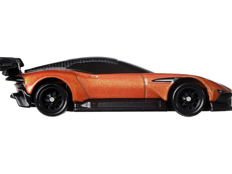 Aston Martin Vulcan Orange Metallic Exotic Envy Series Diecast Model Car Hot Wheels GRJ77