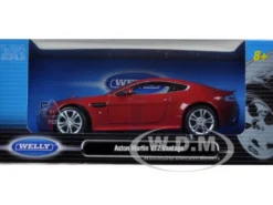 2010 Aston Martin V12 Vantage Red 1/24 Diecast Model Car Welly 24017