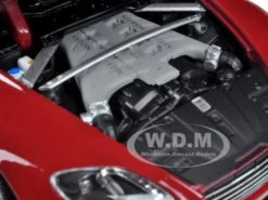 2010 Aston Martin V12 Vantage Red 1/24 Diecast Model Car Welly 24017