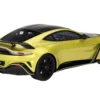 2022 Aston Martin V12 Vantage RHD (Right Hand Drive) Cosmopolitan Yellow with Black Hood and Top 1/18 Model Car by Top Speed