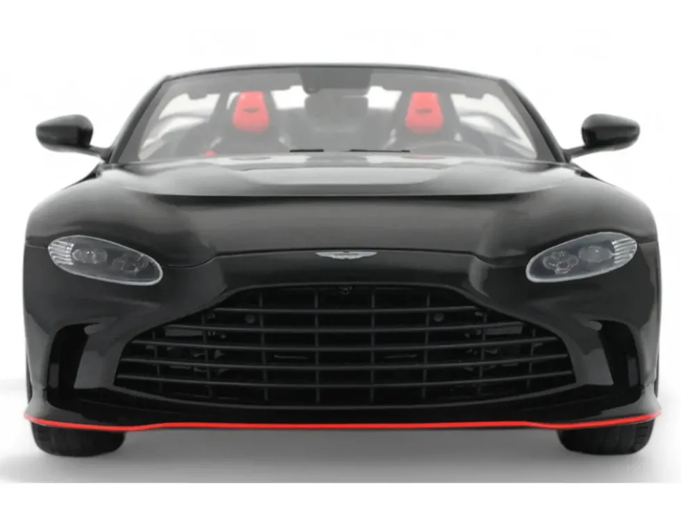 2023 Aston Martin V12 Vantage Roadster Onyx Black 1/18 Model Car by GT Spirit
