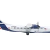 ATR 72-200 Commercial Aircraft "Cubana Airlines" (CU-T1548) White with Red and Blue Stripes 1/400 Diecast Model Airplane by GeminiJets