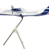 ATR 72-200 Commercial Aircraft "Cubana de Aviacion" (CU-T1548) White with Red and Blue Tail "Gemini 200" Series 1/200 Diecast Model Airplane by GeminiJets