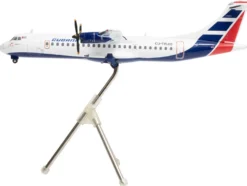 ATR 72-200 Commercial Aircraft "Cubana de Aviacion" (CU-T1548) White with Red and Blue Tail "Gemini 200" Series 1/200 Diecast Model Airplane by GeminiJets
