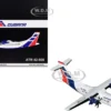 ATR 42-500 Commercial Aircraft "Cubana" (CU-T1240) White with Blue and Red Tail "Gemini 200" Series 1/200 Diecast Model Airplane by GeminiJets
