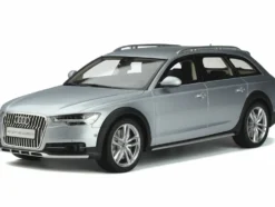 2019 Audi A6 C7 Allroad Floret Silver Metallic 1/18 Model Car GT Spirit GT354
