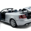 2004 Audi A4 Convertible Silver 1/18 Diecast Model Car Motormax 73148