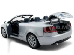 2004 Audi A4 Convertible Silver 1/18 Diecast Model Car Motormax 73148
