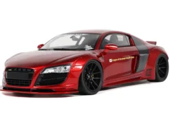 2022 Audi R8 "LB Works" Red Metallic 1/18 Model Car by GT Spirit