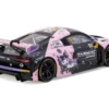 Audi R8 LMS GT3 evo II #10 Adderly Fong "Uno Racing Team - Kuromi" "Macau GT Cup - FIA GT World Cup" (2024) with A4 Poster "Hobby43" Series 1/43 Diecast Model Car by Tarmac Works