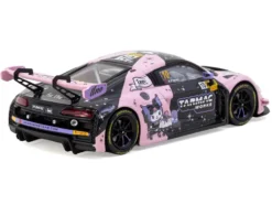 Audi R8 LMS GT3 evo II #10 Adderly Fong "Uno Racing Team - Kuromi" "Macau GT Cup - FIA GT World Cup" (2024) with A4 Poster "Hobby43" Series 1/43 Diecast Model Car by Tarmac Works