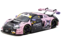 Audi R8 LMS GT3 evo II #10 Adderly Fong "Uno Racing Team - Kuromi" "Macau GT Cup - FIA GT World Cup" (2024) with A4 Poster "Hobby43" Series 1/43 Diecast Model Car by Tarmac Works