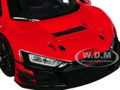 Audi R8 LMS GT3 Red Timeless Legends Series 1/24 Diecast Car Model Motormax 79380RD