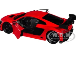 Audi R8 LMS GT3 Red Timeless Legends Series 1/24 Diecast Car Model Motormax 79380RD