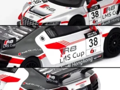 Audi R8 LMS #38 Marchy Lee "Macau GT Cup" (2013) 1/64 Diecast Model Car by Pop Race