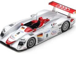 Audi R8 No 8 Winner 24H Le Mans 2000 T Kristensen E Pirro F Biela 1/18 Model Car Spark 18LM00