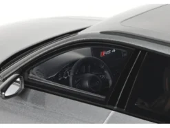 Audi RS 4 Competition Gray Metallic 1/18 Model Car by GT Spirit