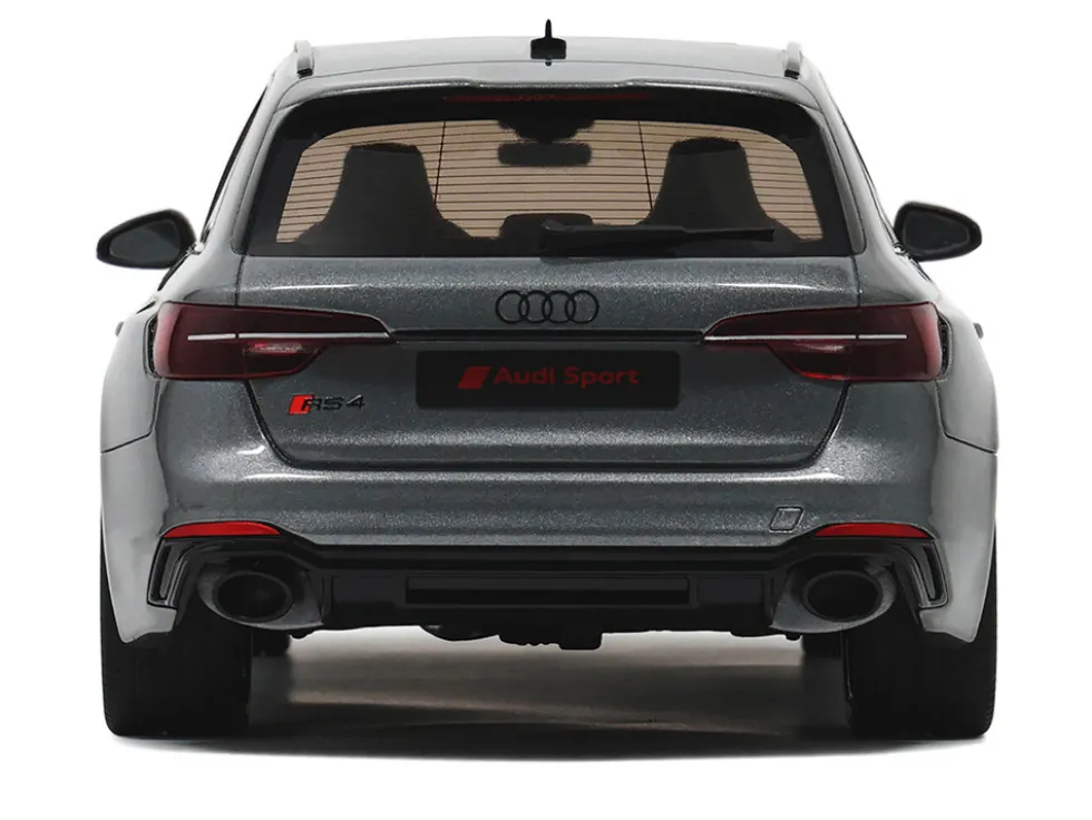 Audi RS 4 Competition Gray Metallic 1/18 Model Car by GT Spirit