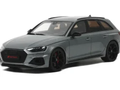 Audi RS 4 Competition Gray Metallic 1/18 Model Car by GT Spirit