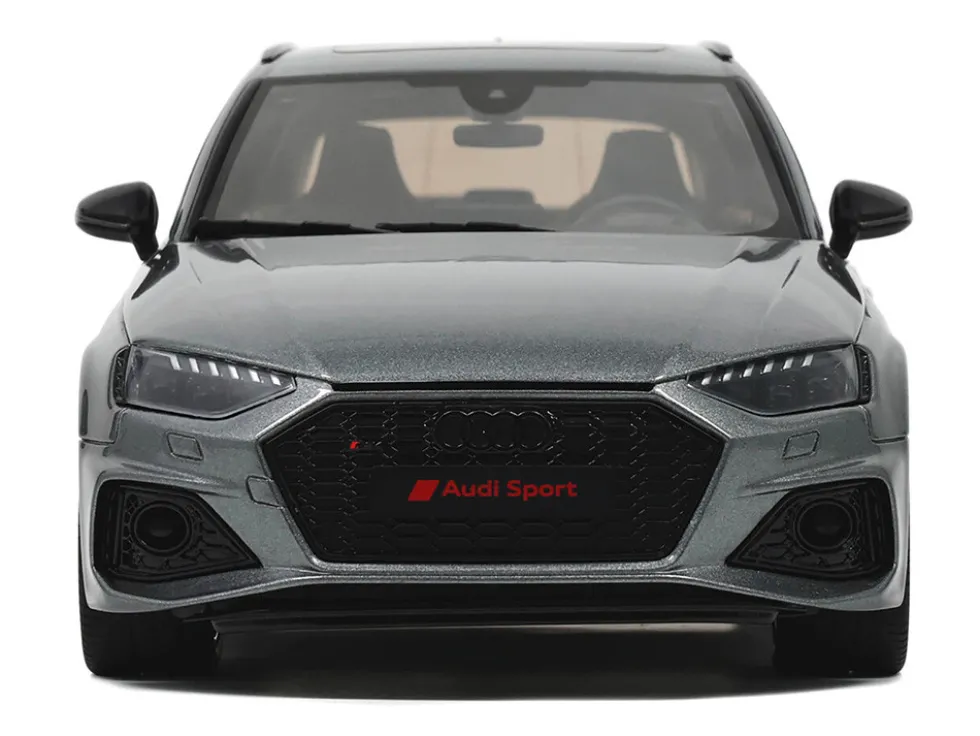 Audi RS 4 Competition Gray Metallic 1/18 Model Car by GT Spirit