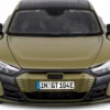 2022 Audi RS e tron GT Dark Green with Sunroof 1/18 Diecast Model Car Bburago 11050grn