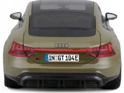 2022 Audi RS e tron GT Dark Green with Sunroof 1/18 Diecast Model Car Bburago 11050grn