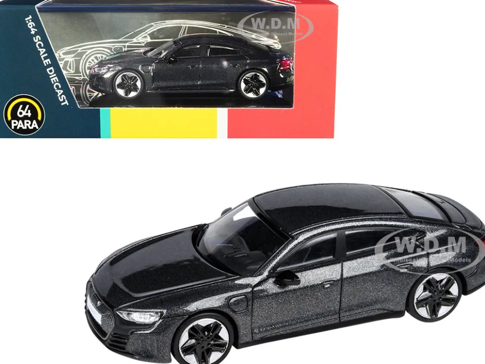 Audi RS e-tron GT Daytona Gray Metallic 1/64 Diecast Model Car Paragon Models PA-55331
