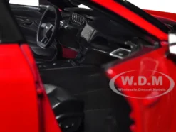 2022 Audi RS e Tron GT Red with Black Top and Sunroof Special Edition Series 1/25 Diecast Model Car Maisto 32907RD