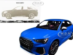 2019 Audi RS Q3 Sportback Blue Limited Edition 240 pieces Worldwide 1/18 Diecast Model Car Minichamps 155018101