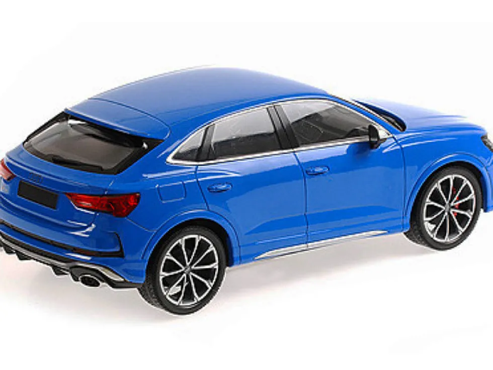 2019 Audi RS Q3 Sportback Blue Limited Edition 240 pieces Worldwide 1/18 Diecast Model Car Minichamps 155018101