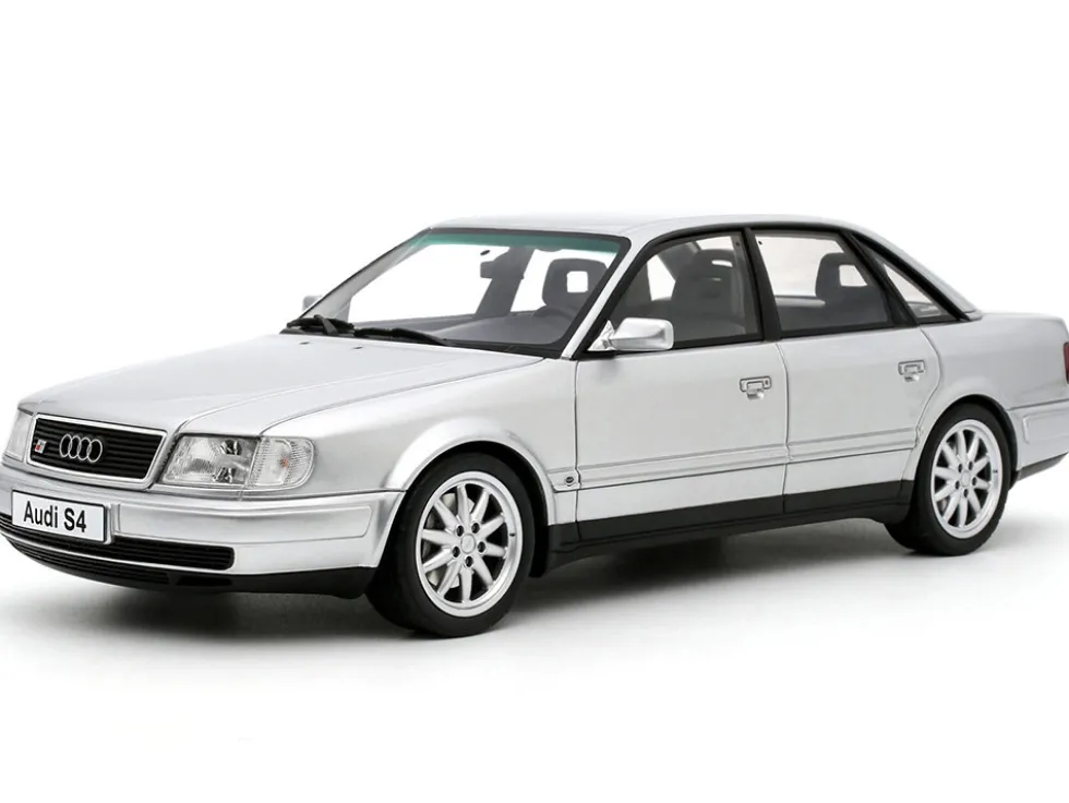 Audi S4 (C4) 4.2 V8 Crystal Silver Metallic Limited Edition to 2000 pieces Worldwide 1/18 Model Car by Otto Mobile