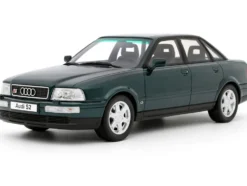 1993 Audi S2 Sedan Emerald Green Metallic Limited Edition to 2000 pieces Worldwide 1/18 Model Car by Otto Mobile