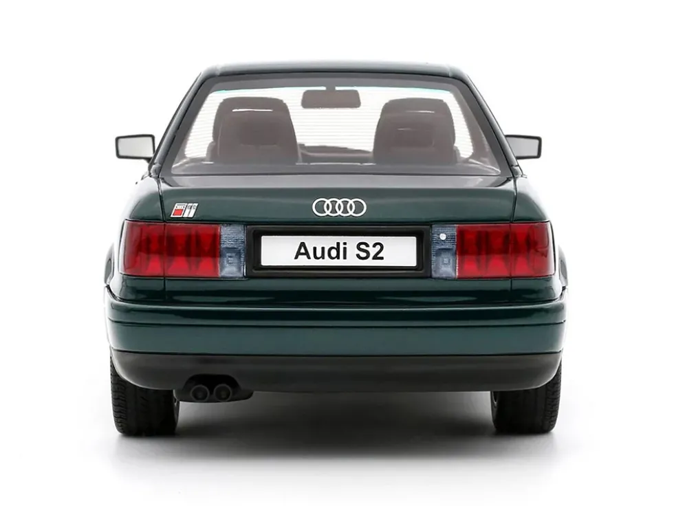 1993 Audi S2 Sedan Emerald Green Metallic Limited Edition to 2000 pieces Worldwide 1/18 Model Car by Otto Mobile