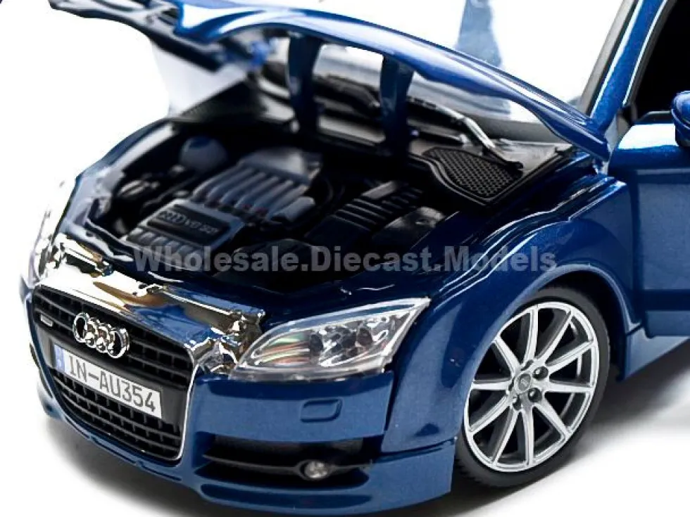 2007 Audi TT Blue 1/18 Diecast Car Model Motormax 73177