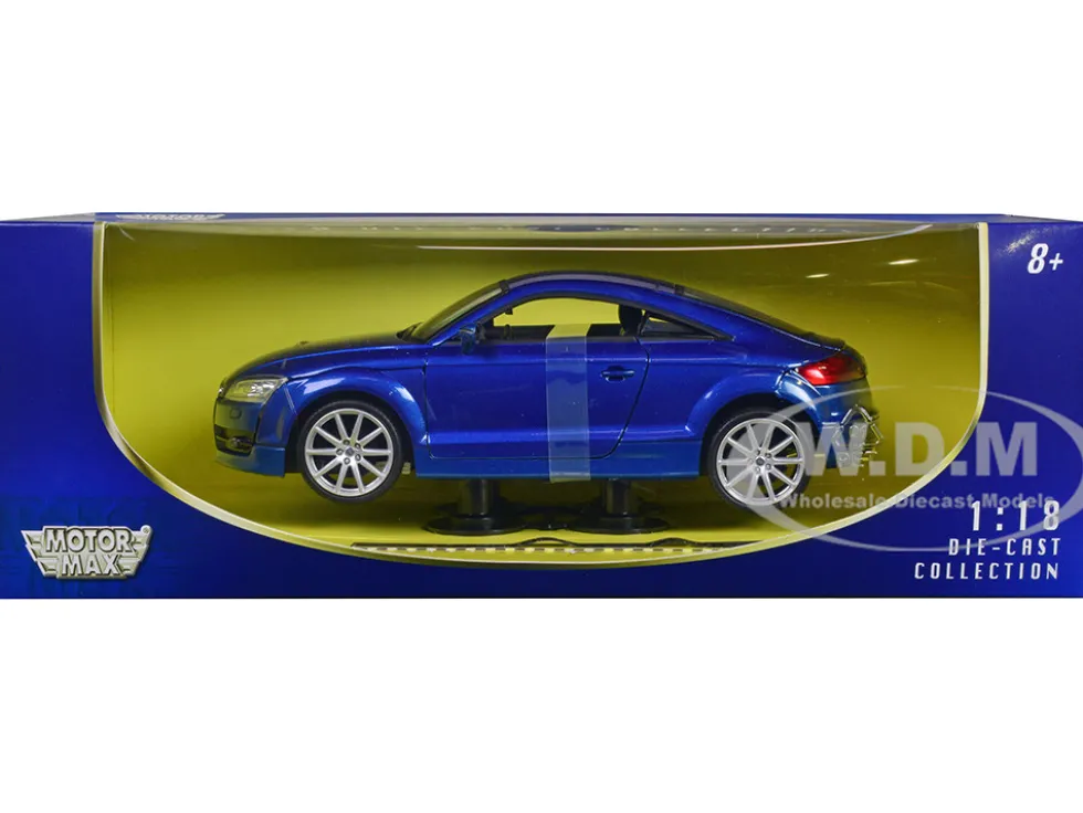 2007 Audi TT Blue 1/18 Diecast Car Model Motormax 73177
